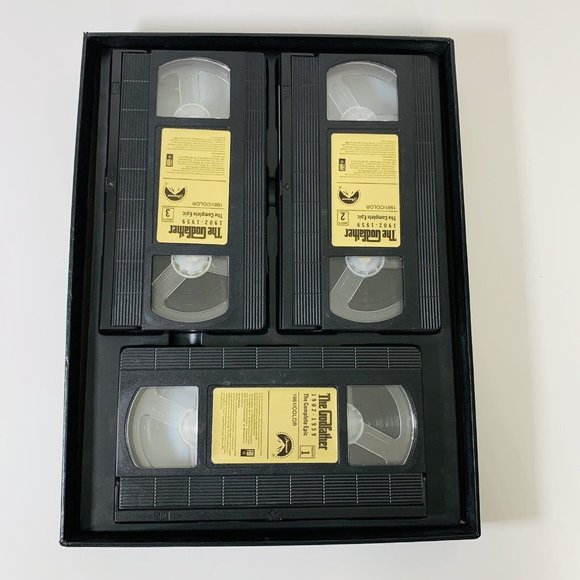 The Godfather VHS 3 Tape Box Set 1902-1959 The Complete Epic Crime Drama - Picture 8 of 11